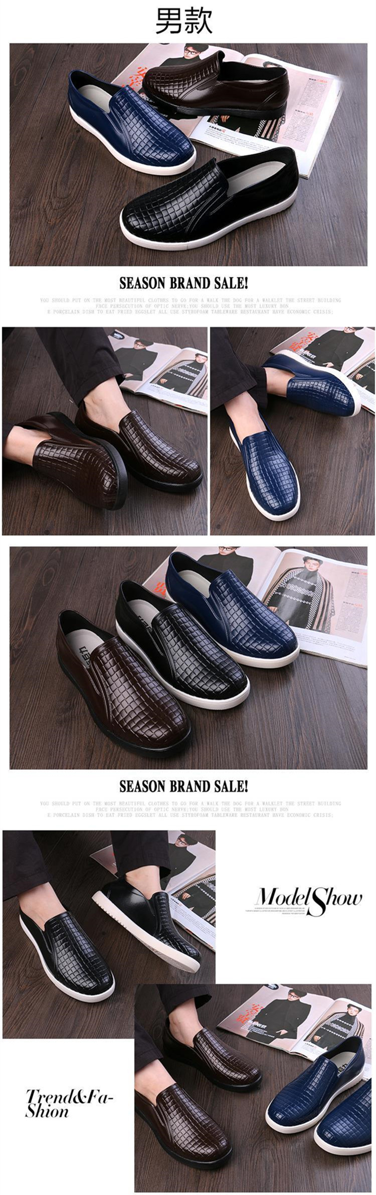 Chaussures - bottes caoutchouc homme - semelle plastique - Ref 971679 Image 9