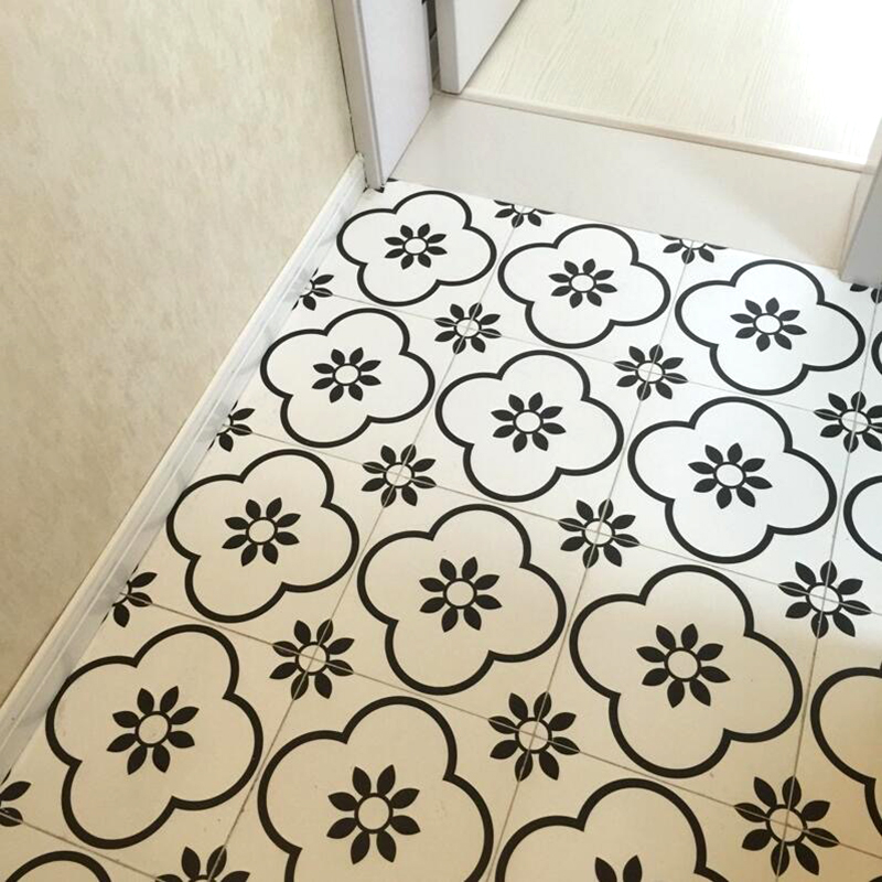 Nordic modern minimalist Tile Bathroom Anti Slip Floor Brick European Style Kitchen Wall Brick Make-up Room Balcony Flower Brick floor tiles