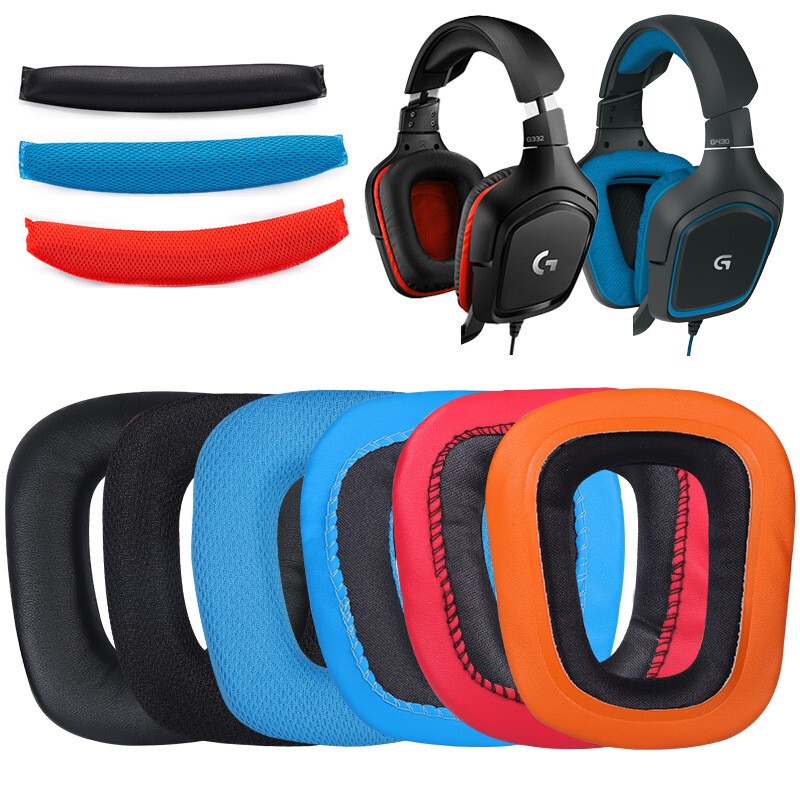 Logitech/Logitech G35 G930 G430 F450 Headphone Covers G231 G431 G331 Earpad Accessories Logitech/Logitech G35 G930 G430 F450 Headphone Covers G231 G431 G331 Earpad Accessories