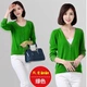 Đặc biệt cung cấp giải phóng mặt bằng mùa xuân và mùa hè mới nữ điều hòa cardigan áo dài tay màu rắn áo len mỏng 2018 đan áo cỡ lớn