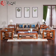 Sofa Mahogany hiện đại kết hợp sofa Trung Quốc Hedgekey gỗ hồng mộc mới nội thất phòng khách Trung Quốc LG-J68 - Bộ đồ nội thất