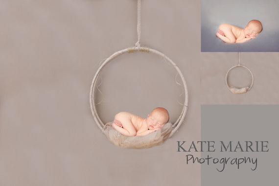 Children Photography Props Newborn Full Moon 100 Days Photography Props Iron Art Hanging Basket Photo Gallery Photography Props Exhibition