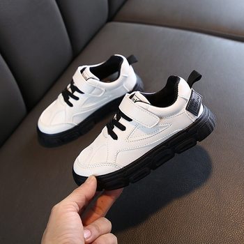 Children's shoes 2022 spring and autumn new girls' sneakers breathable fashion boys' white shoes middle and big children's casual shoes trend