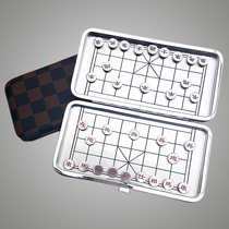 Home children student magnet magnetic Chinese chess set portable magnetic folding board mini ACORN