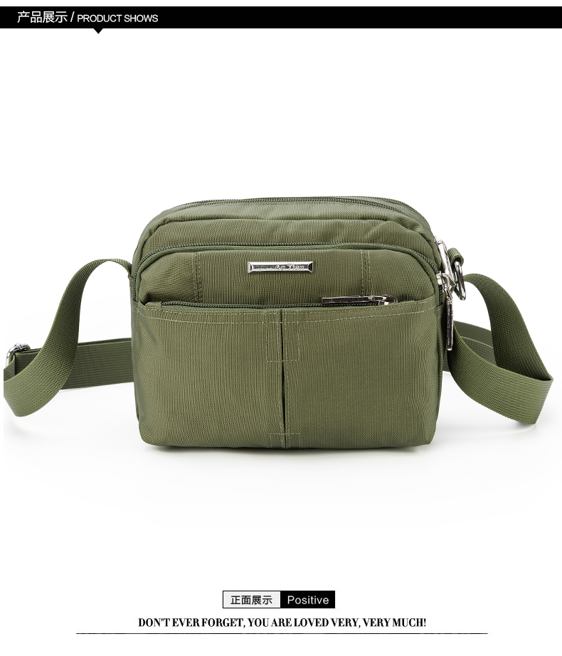 2019 mới chéo túi nam nylon chống thấm nước Oxford vải mini túi đeo vai chéo túi nữ túi vải túi da đeo chéo