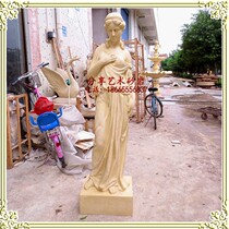 Sandstone sculpture sandstone relief round carving Hotel Club courtyard garden landscape decoration sculpture Yili beauty