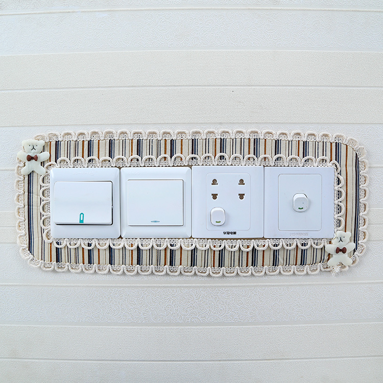 Switch patch Protective cover with pocket pad Concealed socket Wall patch Switch pad Plug Lace cover Bathroom