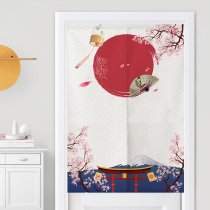 He wind door curtain bedroom toilet feng shui hanging curtain fabric half curtain Japanese living room partition curtain kitchen toilet curtain