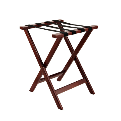 Hotel Luggage rack Solid wood folding plate rack Reservoir Room European-style wooden tray frame