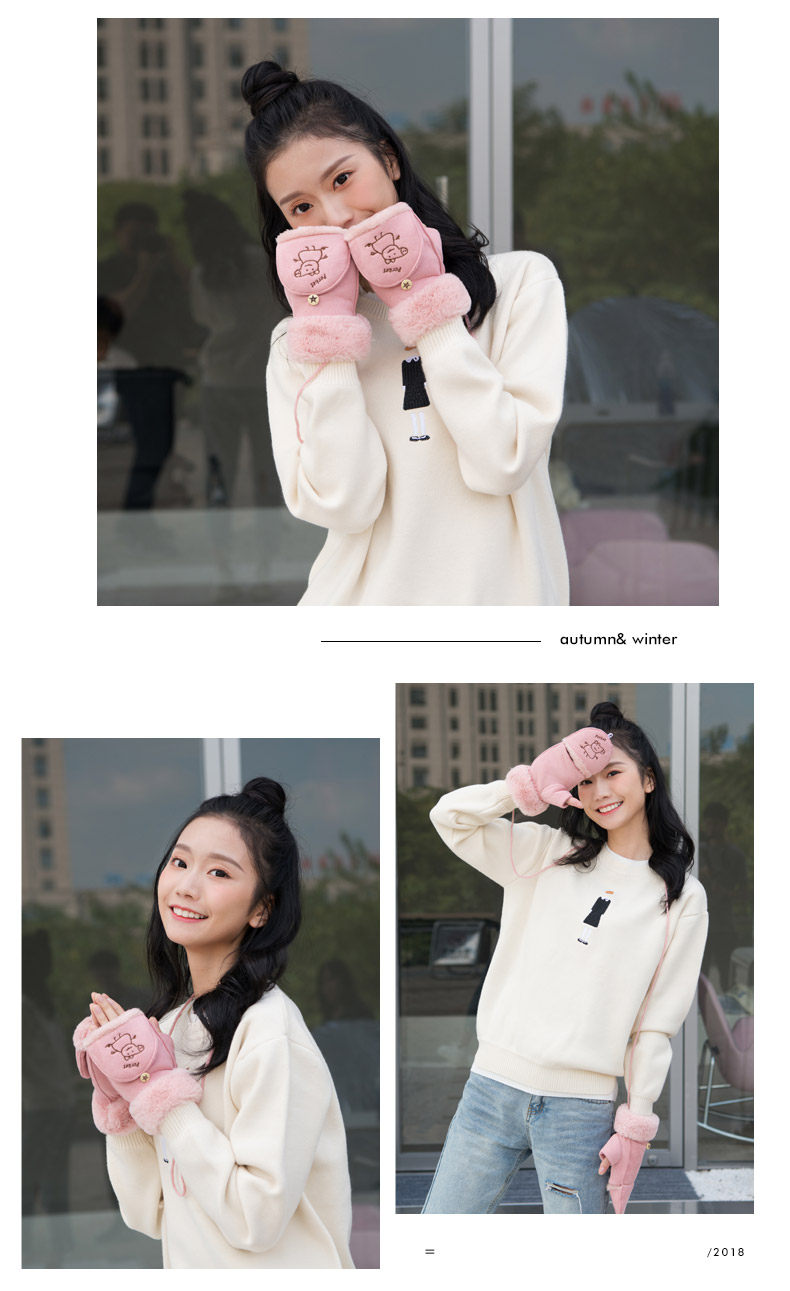 Gants pour femme en Cachemire - Ref 3156227 Image 12