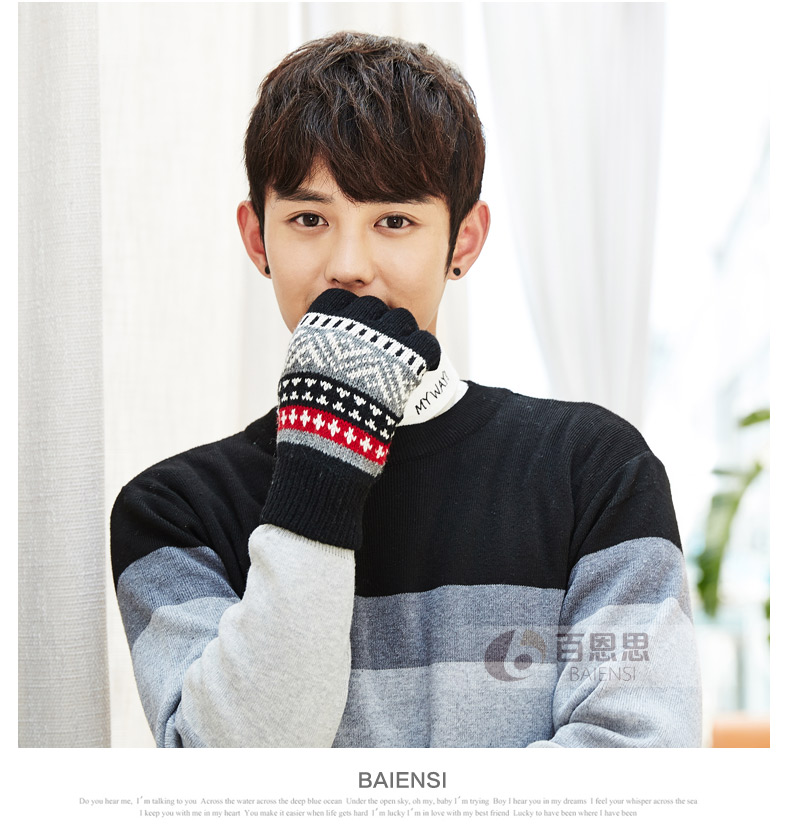 Gants pour homme en de laine - Ref 2782491 Image 24