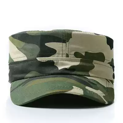 Outdoor military fan supplies flat top windproof field training hat military hat Black Eagle camouflage Duck tongue hat military training hat