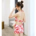 Bộ đồ bơi nữ bikini chia ba mảnh gợi cảm khay thép tập hợp Hàn Quốc ins nhỏ hương thơm gió mùa xuân bơi phù hợp - Bộ đồ bơi hai mảnh