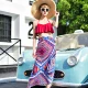 Bộ đồ tắm mùa xuân nóng bỏng cho nữ nhỏ nước hoa bikini chia đôi tấm thép ba mảnh thu thập mạng che đồ bơi ngọt ngào