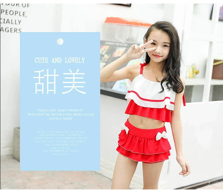 Trẻ em mới của chia áo tắm Hàn Quốc dễ thương dễ thương cô gái trung con cậu bé lớn sling đồ bơi boxer váy áo tắm