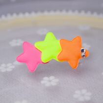 South Korea Imported Pet Hairpin Fluorescent Star Head Flower Dog Hair Accessories Maltese Yorkshire Sistidi