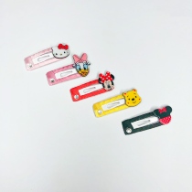 South Korea imported pet bb clip square silk cartoon patch hairpin Maltese Yorkshire clip