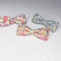 Korean floral pet headflower bow hairpin Maltese Yorkshire dog headdress Teddy bear