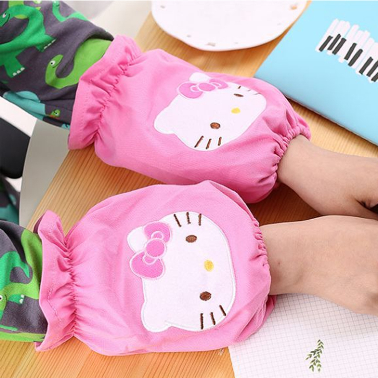 Office work arm sleeve daughter child short cute simple female cotton cotton adult arm sleeve cotton kitchen