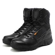 Foreign trade large size motorcycle shoes Motorcycle riding shoes Mens anti-collision cycling shoes Motorcycle shoes High top outdoor combat military boots