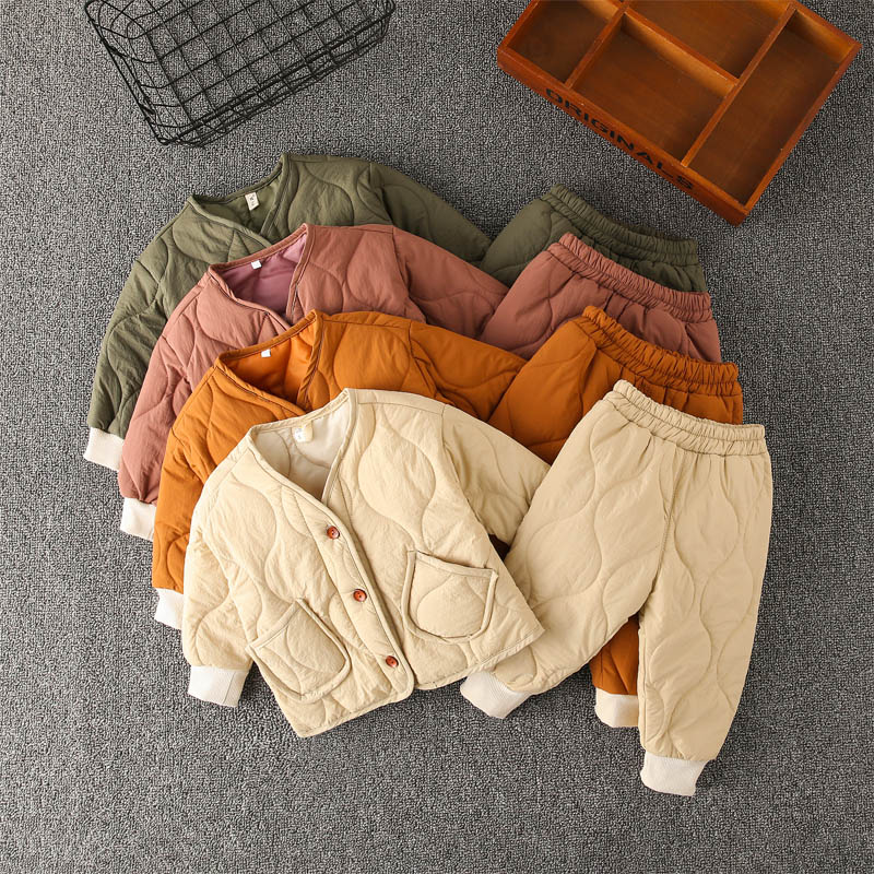 宝宝棉衣套装女1-3岁婴儿衣服冬 男宝宝棉袄羽