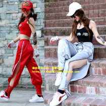 Sexy adult jazz dance pants jazz women split Ya style Korean costume modern street dance practice pants