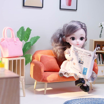 Yibaien little princess gift box doll dressup toy little girl childrens simulation doll set 16cm cm