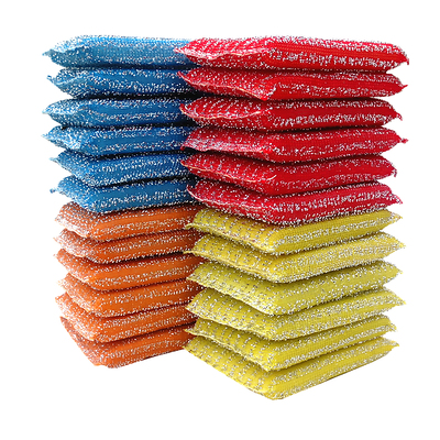 洗碗神器【彩色清洁海绵刷24片】