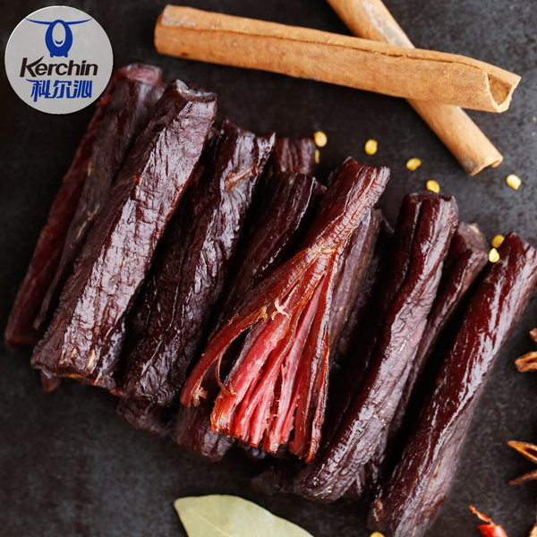 科尔沁 风干牛肉干 250g*2件 淘抢购双重优惠折后￥73包邮（拍2件）