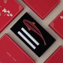 Not enough shop Every year fish wooden line incense box gift box Lying incense burner Creative incense gift Gift souvenir