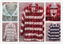 Day single autumn and winter womens home clothes small lapel top Flannel front door single pajama long sleeve 2 pieces