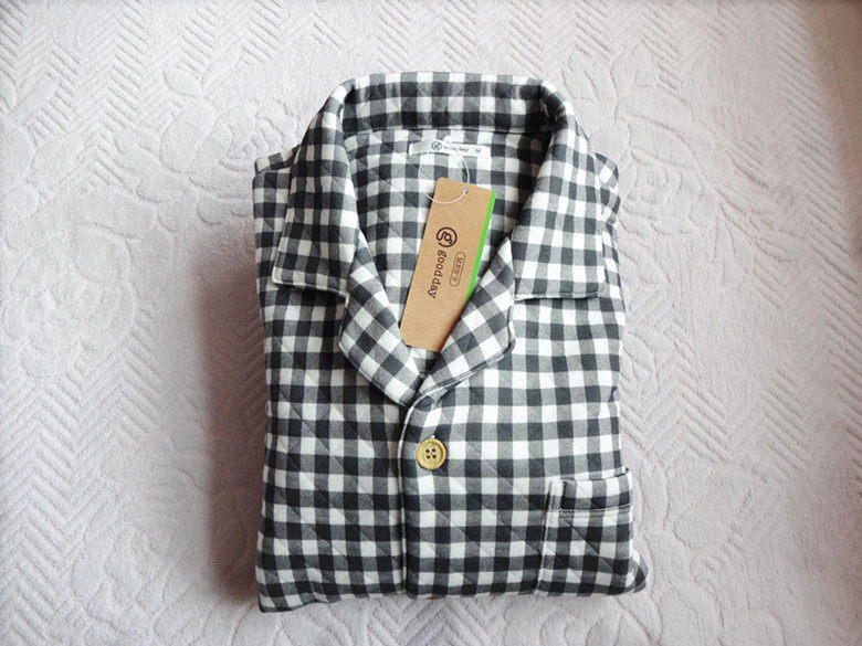 New Day Single Men's Pure Cotton Air Stratiform Home Suit Sleepwear Two Sets