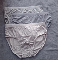 Mugwort Antibacterial Mens Bamboo Fiber High-Quality High-Elastic Underwear Briefs Loose Bottoms