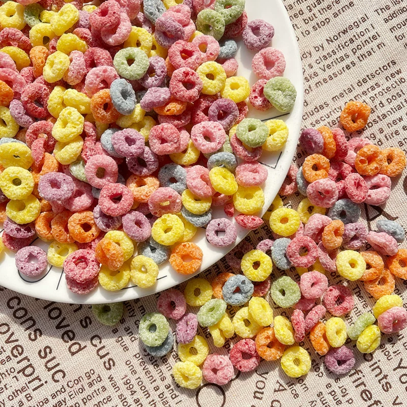 [61 День защиты детей, украшения для торта, фруктовые разноцветные хлопья и овсяные хлопья, винтажные цвета десертов, мороженое]