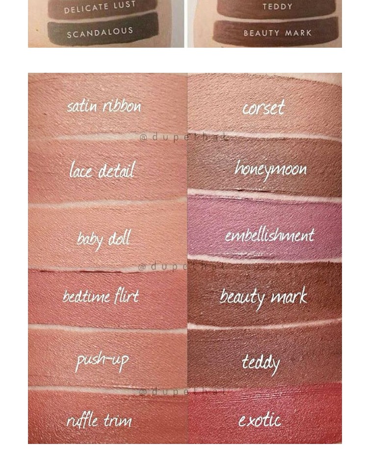 SH NYX LIP LingerIE Matte Liquid Lip Gloss Lip Glaze tông màu nude EXOTIC 24 màu - Son bóng / Liquid Rouge son bóng romand	