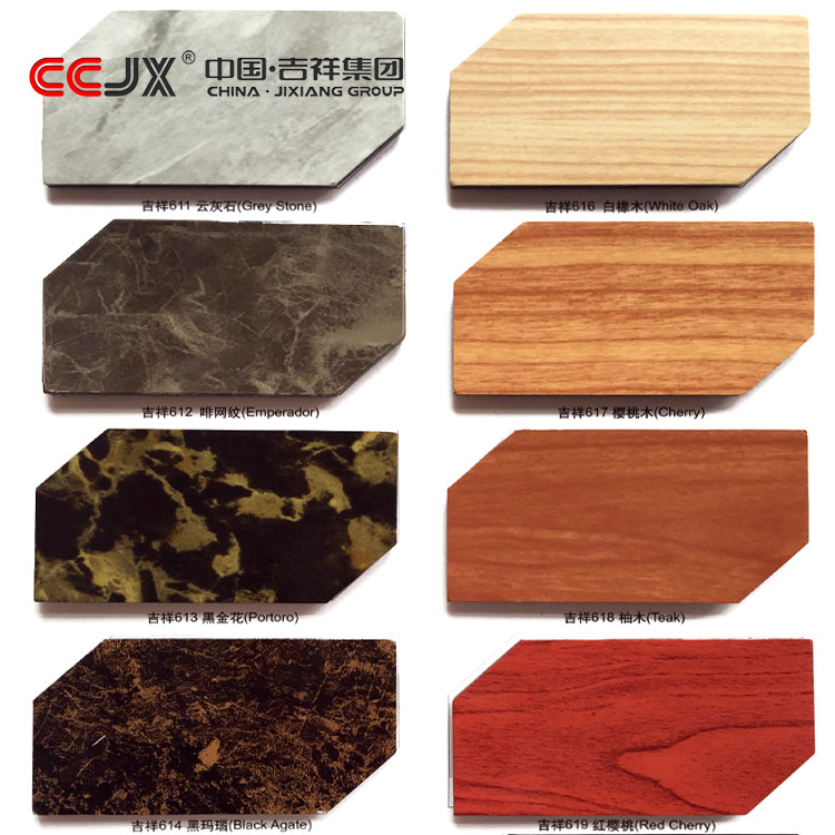 Shanghai auspicious aluminum-plastic panel 4mm21 silk wood grain stone grain stone pattern aluminum plastic board inner wall exterior wall door head advertising board