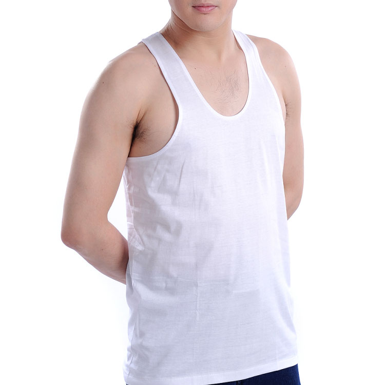 Mùa hè trung niên nam treo cotton thấm mồ hôi vest không tay áo nỉ shop quần áo thể thao