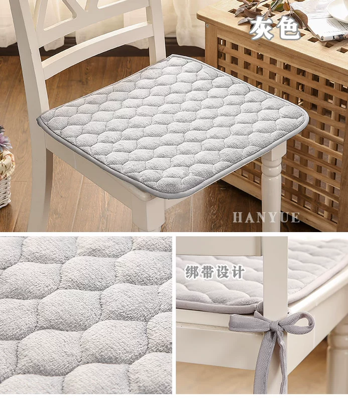 Winter đệm sang trọng ghế đệm phần mỏng ghế ăn ấm trượt dây đeo đệm đệm pad máy tính sub-band - Ghế đệm / đệm Sofa tấm trải sofa