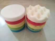 Direct sales Car Beauty Self-adhesive sponge disc Flat wave throwing disc polishing machine Self-adhesive sponge wheel polishing wheel