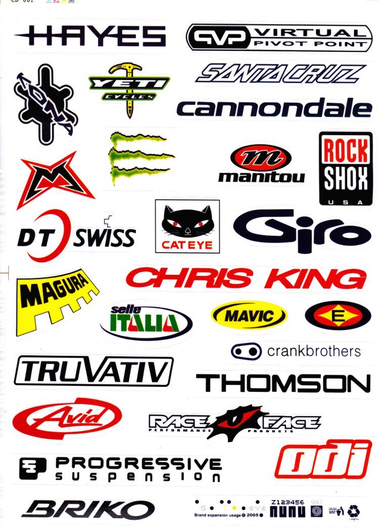 Autocollant pour vélo - Ref 2280532 Image 5