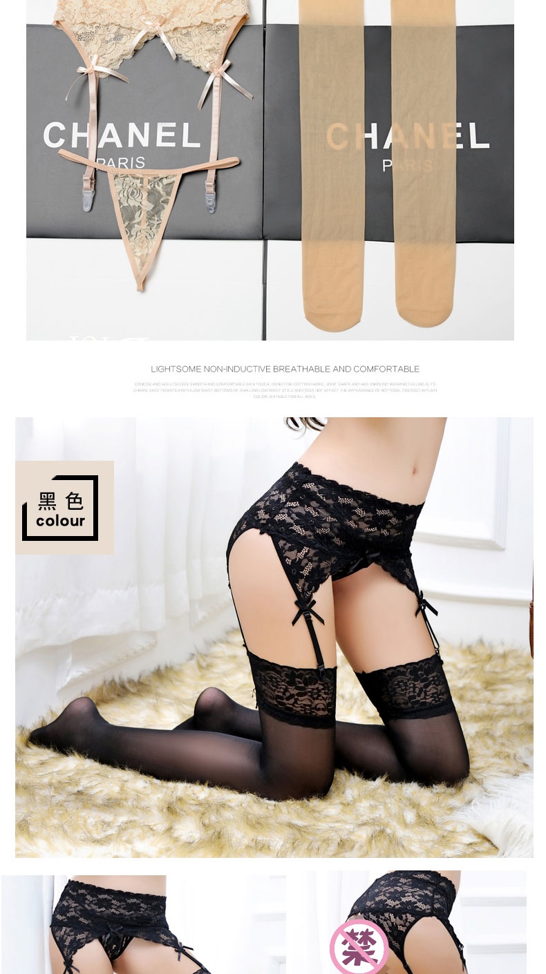 Lõi đỏ garter bộ ren sexy vớ cám dỗ sling ống dài vớ nóng người lớn đồ lót sexy