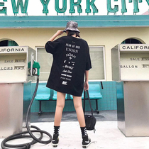 FOG summer high street style reflective short-sleeved nine-party charity limited hip-hop trend brand mens and womens street loose couple t-shirts