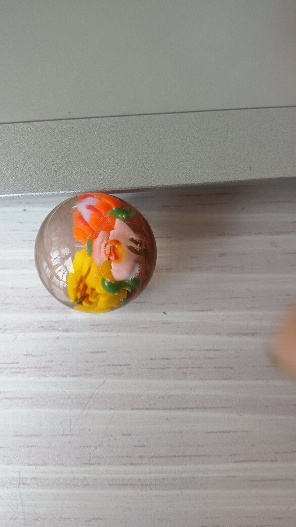 Специальное стекло 进口高硼硅玻璃千花棒 粉色玫瑰花 灯工琉璃花棒 直径6-8mm