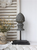 Solitary vintage resin pine cone ornaments do old gardening garden decoration groceries foreign trade proofing