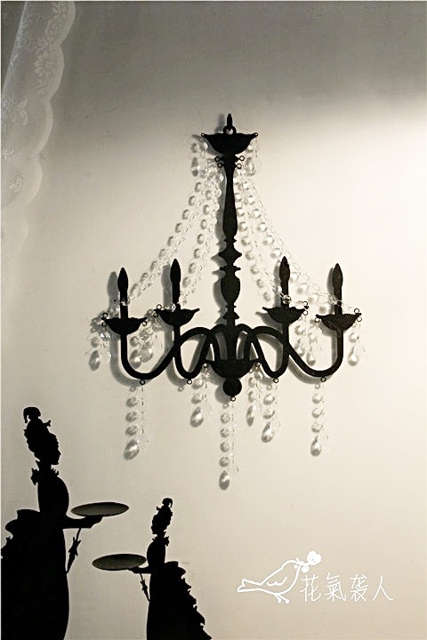  European-Style Wrought Iron Glass Crystal Wall Decorations for Living Room and Dining Room, Creative Hanging Decorations, Retro Home Wall Decorations