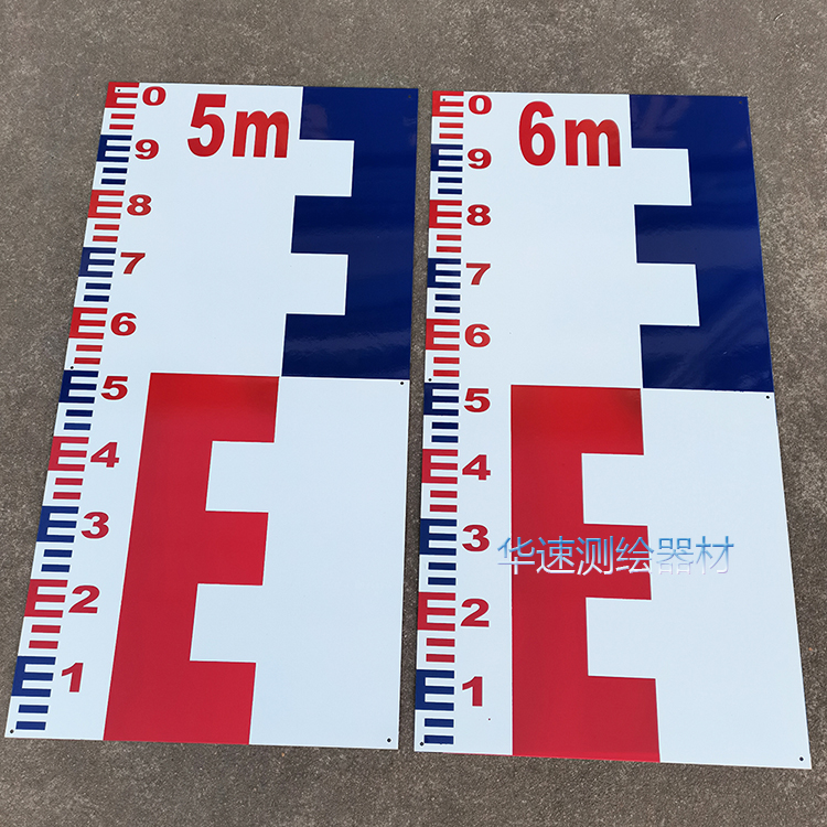 Reservoir pool sign water ruler corrosion engraved observation hydrographic ruler aluminum alloy luminous enamel stainless steel water level ruler
