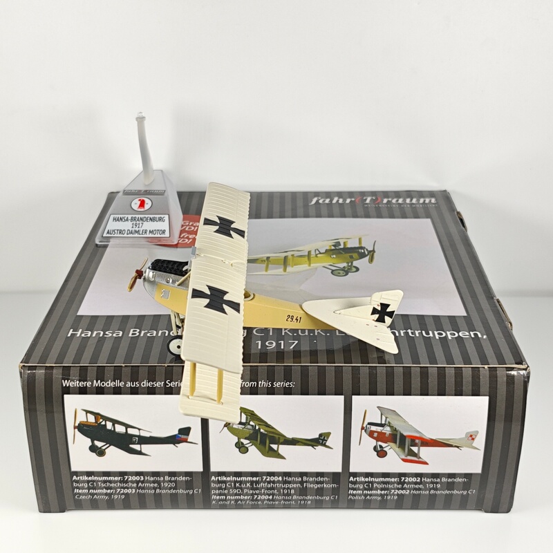 Starline 72001 1:72 War Biplane Model Hansa-Brandenburg Alloy+Resin Model