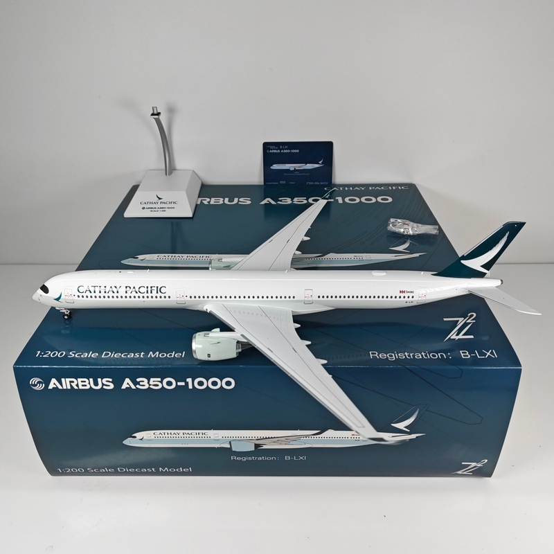 Z²Model 1:200 Cathay Pacific A350-1000 B-Lxi Alloy Aircraft Model
