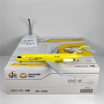 JC Wings XX20102 1:200 Meike multi-network cargo aircraft DC-9F XA-UOG alloy model