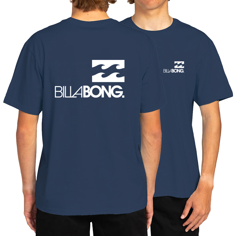 European and American T-Shirts Billabong Niche Trendy Brand T-Shirt Summer Pure Cotton Loose Men's Couple Short-Sleeved T-Shirt European and American T-Shirts Billabong Niche Trendy Brand T-Shirt Summer Pure Cotton Loose Men's Couple Short-Sleeved T-Shirt